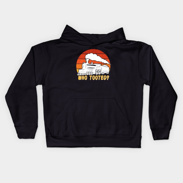 Train Collector Railroad Lover Kids Hoodie by Crazyshirtgifts